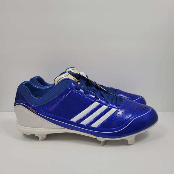 Adidas Adizero Diamond King Other - Adidas Adizero Diamond King Men's Blue Baseball Cleats G24749 US Size 13 NWT